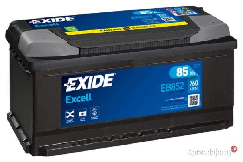 Akumulator Exide Excell 85Ah 760A EN PRAWY PLUS Kraków sprzedam
