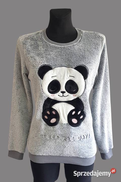 Cubus ciepła szara damska piżama długi rękaw 36S Moda i Styl Chrzanów sprzedam