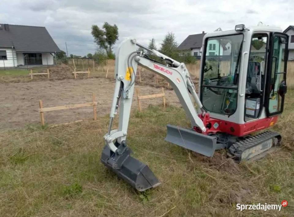 Wykopy roboty ziemne minikoparka Opole