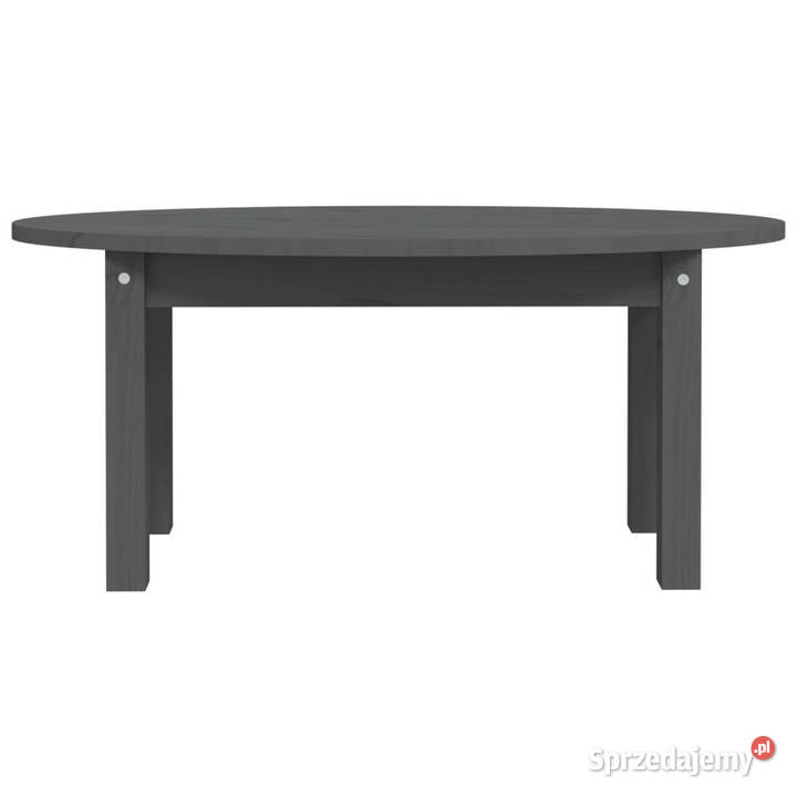 Stolik kawowy szary 80x40x35 lite drewno sosnowe mazowieckie