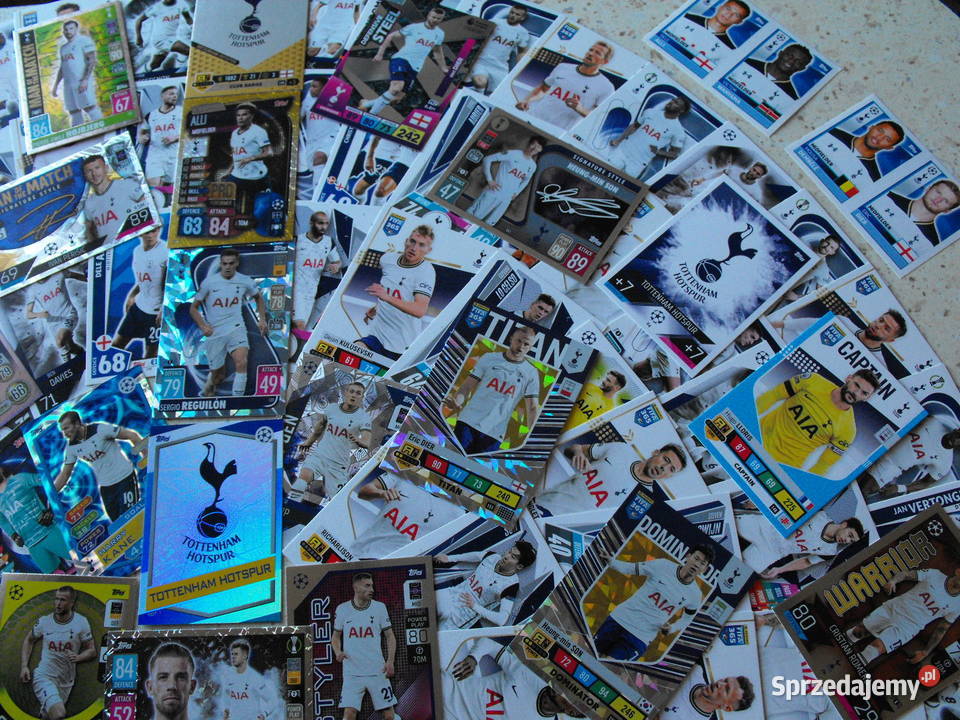 TOTTENHAM HOTSPUR zestaw kart FIFA 365 PANINI i Mykanów