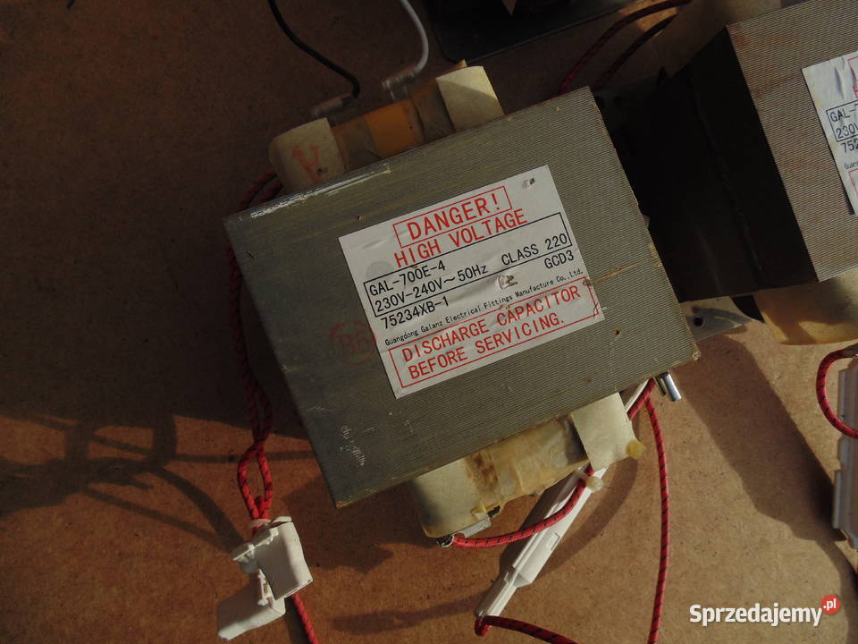 Transformator z mikrofalówki zgrzewarka punktowa