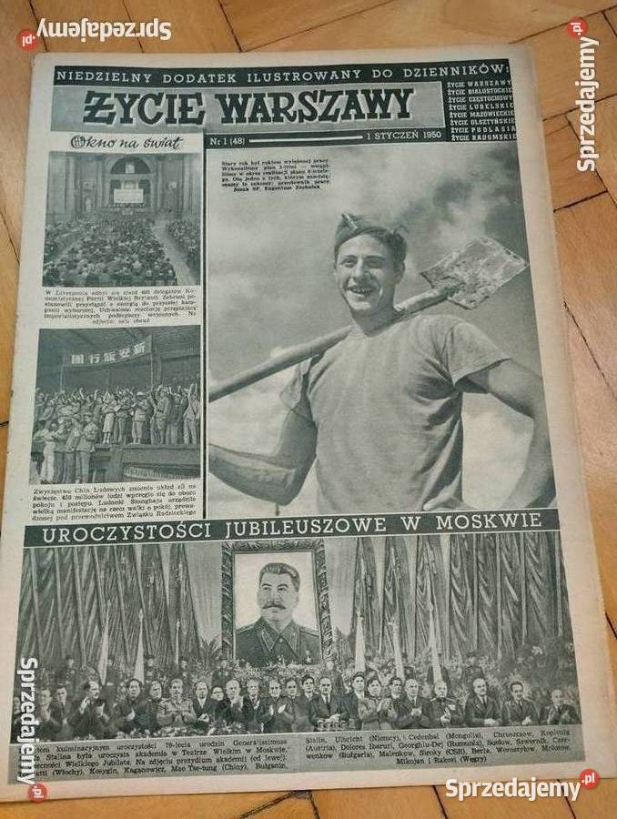 Życie Warszawy dodatek z 194950 i 51 r Ostrowiec Świętokrzyski