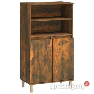 vidaXL Wysoka szafka przydymiony dąb 60x36x110 Warszawa