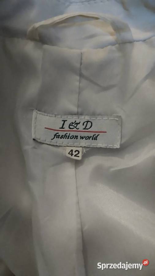 Jasny płaszcz wiosenny ID fashion world mazowieckie