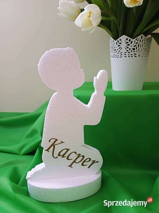 Sylwetka dzieci dekoracja Pierwsza Komunia