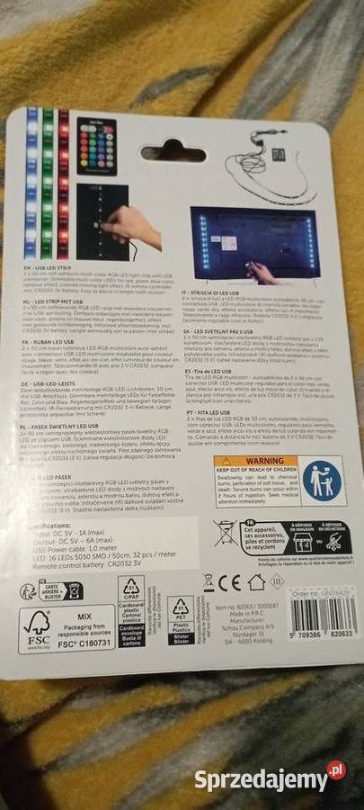 Taśmy LED podświetlająca Rgb Warszawa sprzedam