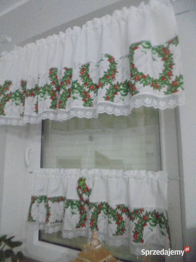 firanki świateczne na okno góra 16047 dół 11838 Włocławek