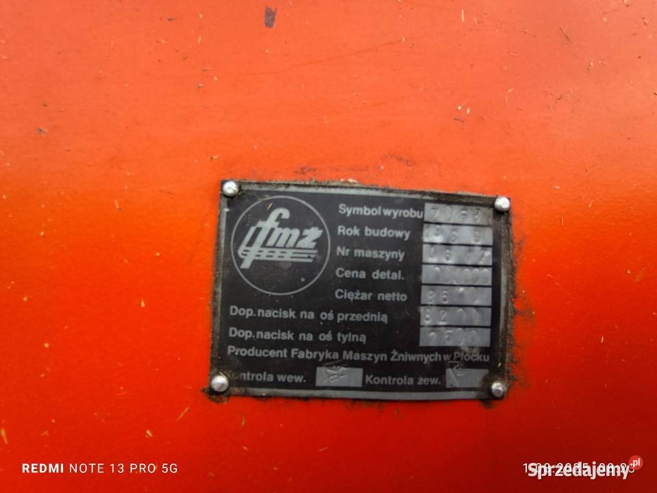 Kombajn zbożowy bizon Kopciówka