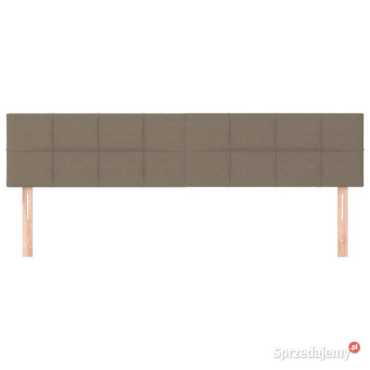 Zagłówki do łóżka 2 taupe 90x5x7888 tkanina Warszawa