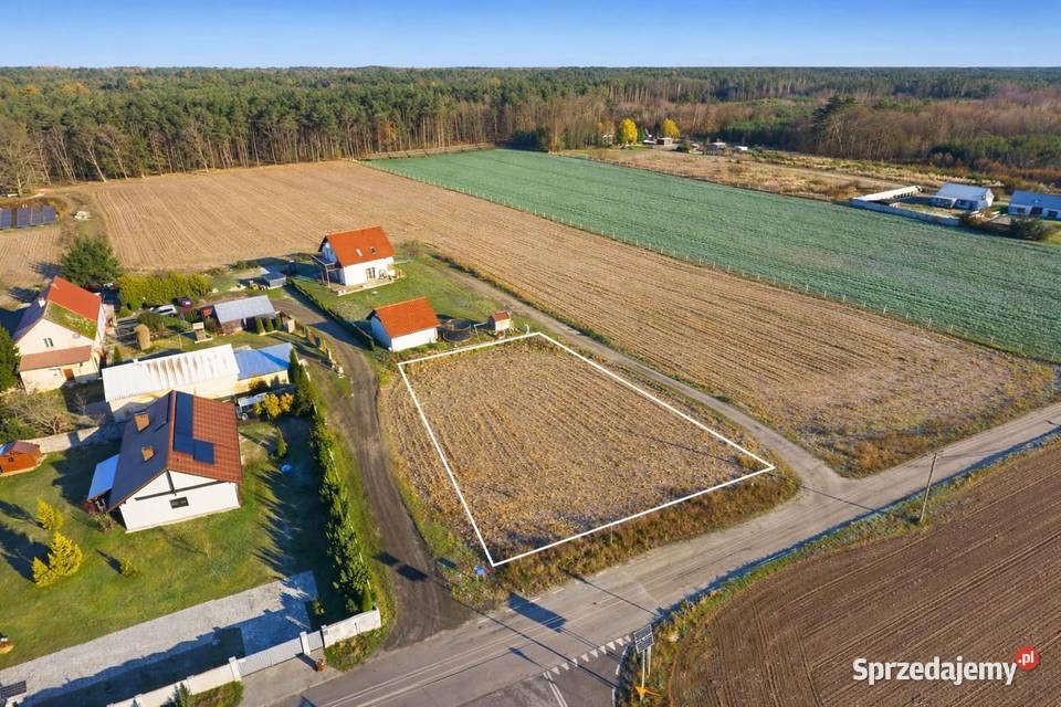 Działka w spokojnej zielonej okolicy Wąsowo