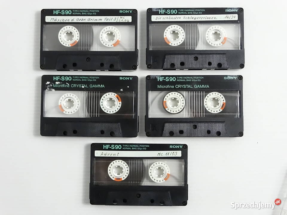 Srebrna gratka fanów analogu Zestaw kaset Sony