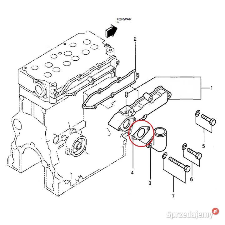 Uszczelka kolektora wlotowego LS XJ25 31A3000801 Układ wydechowy Tajęcina