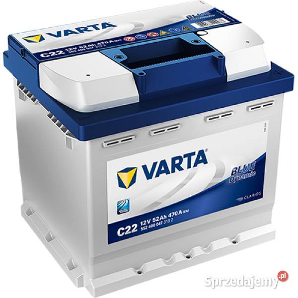 Akumulator Varta Blue C22 52Ah 470A Gdańsk Wymiana Gratis