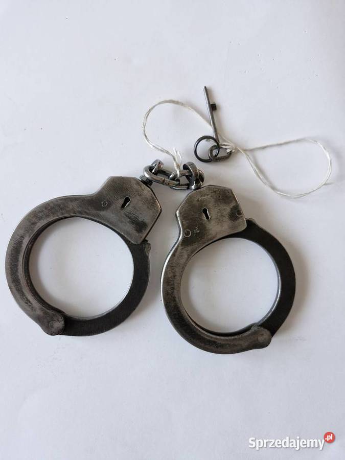 Milicja MO kajdanki sygnowane PPST Rzeszów