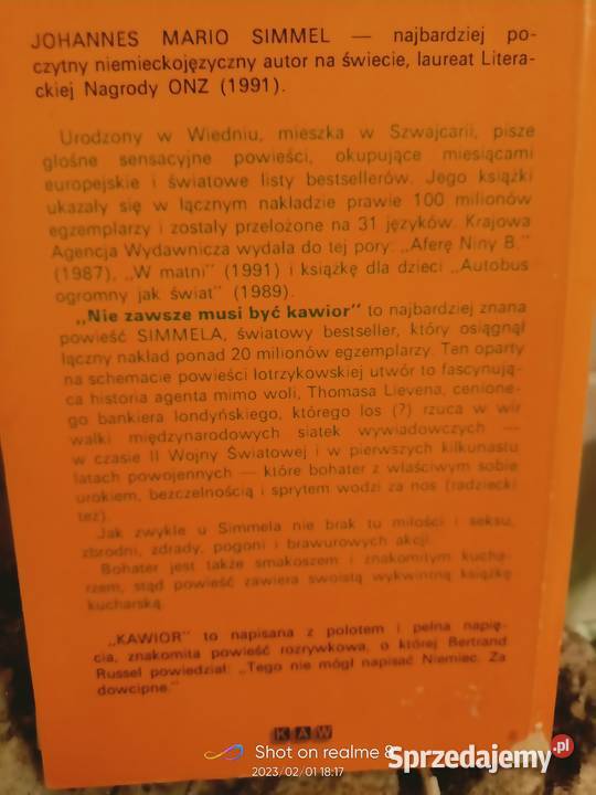 Nie zawsze może być kawior unikat okazy Warszawa