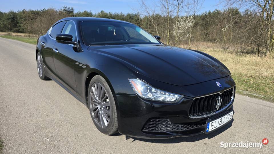 MASERATI GHIBLI S 4X4 30 V6 410 KONI elektrycznie ustawiane fotele Gliwice