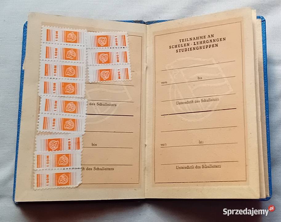 Legitymacja Towarzystwa Przyjaźni Koźminek