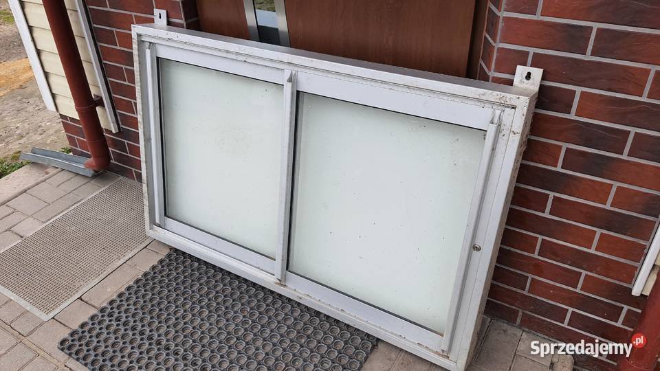 Gablota witryna tablica zamykana aluminiowa Lublin