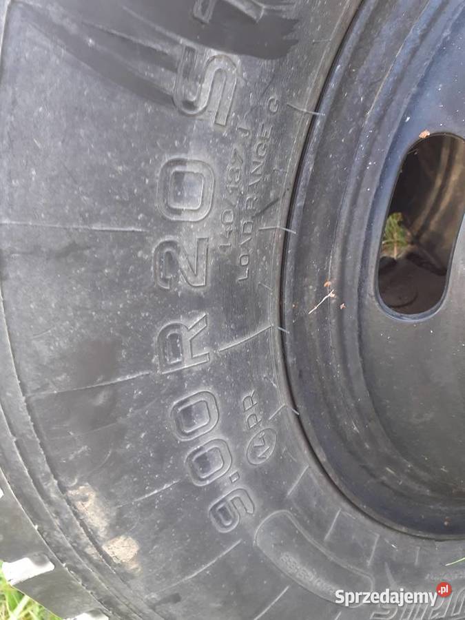 kompletne koła 9R20 8 szpilek stalowe łódzkie Wola Grzymkowa