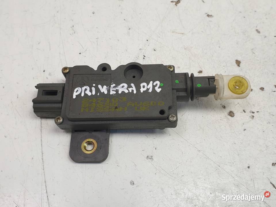 Nissan Primera P12 SIŁOWNIK KLAPKI WLEWU PALIWA osobowe Karoseria Janów