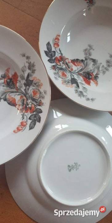 Carl Tielsch Ct Talerze do zupy Biała porcelana Gdańsk