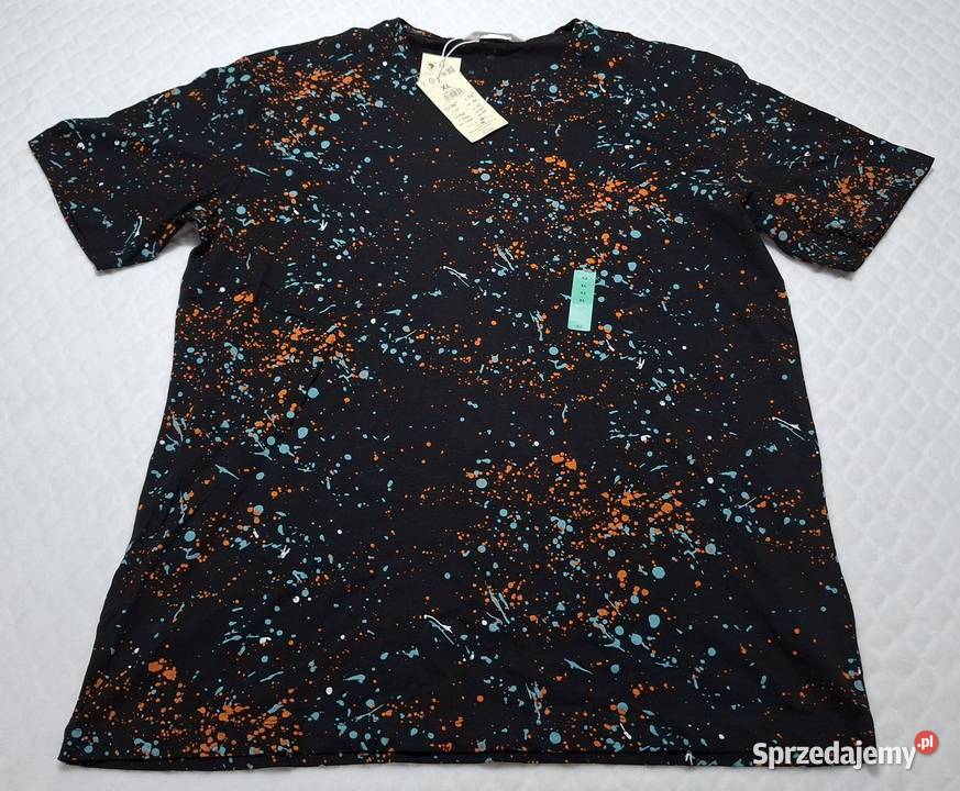 Koszulka krótki rękaw Tshirt Reserved XL czarna Czeladź