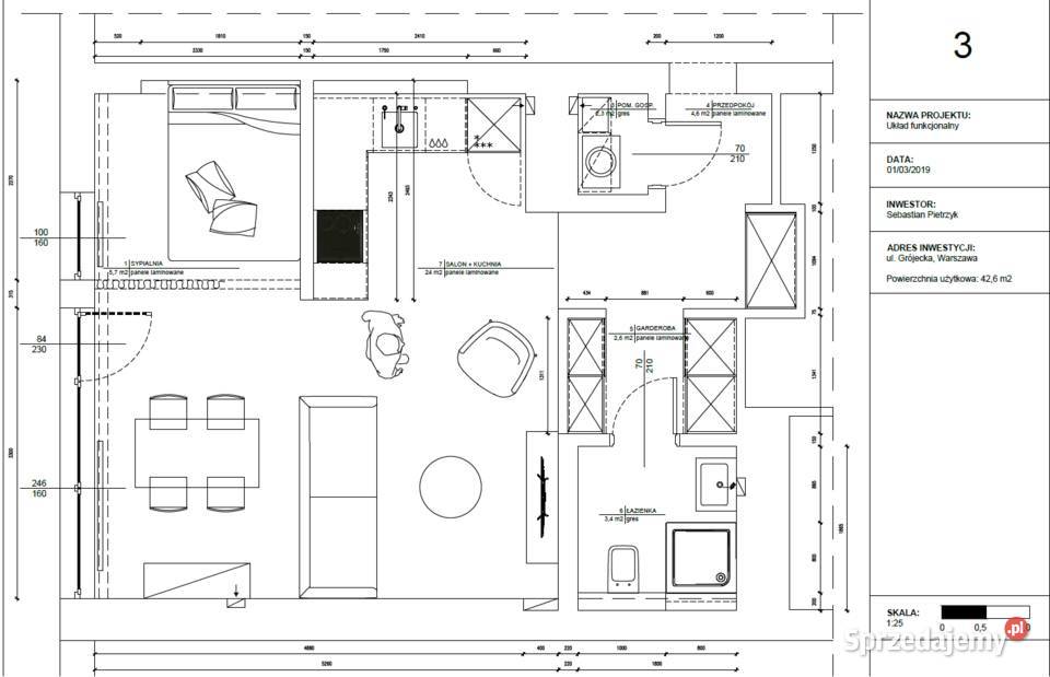 Mieszkanie 42m2 balkon garderoba w pełni Warszawa