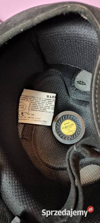 NOWY kask jeździecki EuroLite rozmiar 53 Jasień