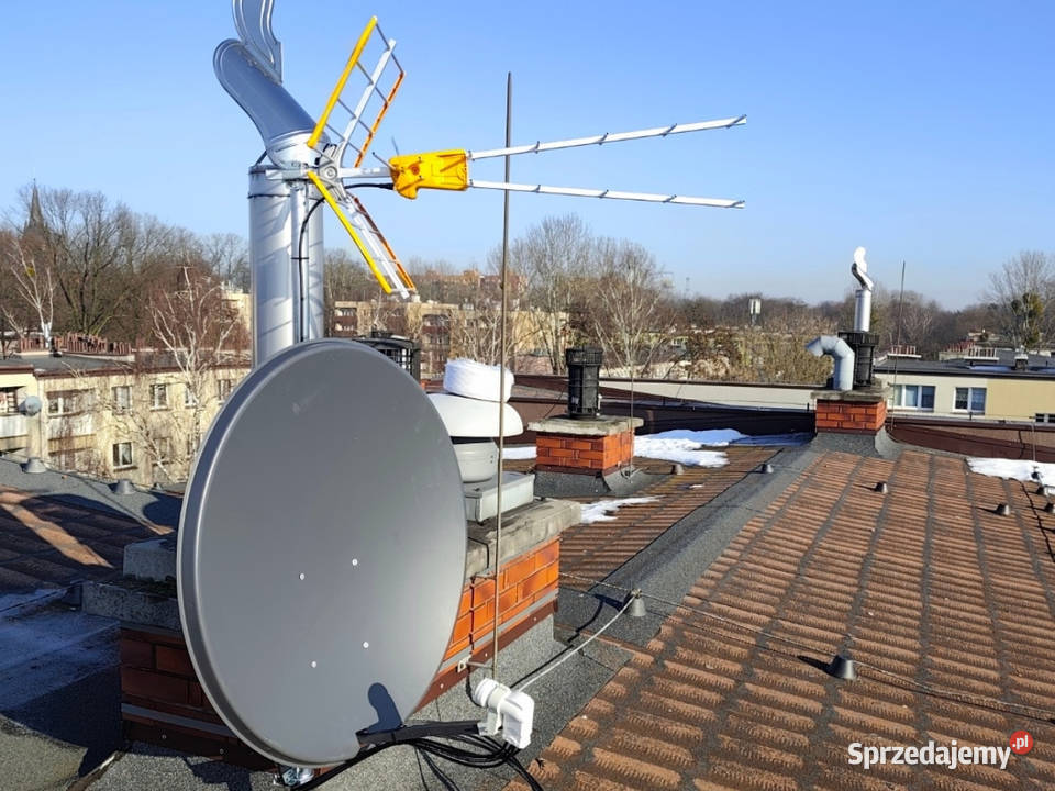 Montaż anten Chorzów instalacja SAT i DVBT2 śląskie naprawa