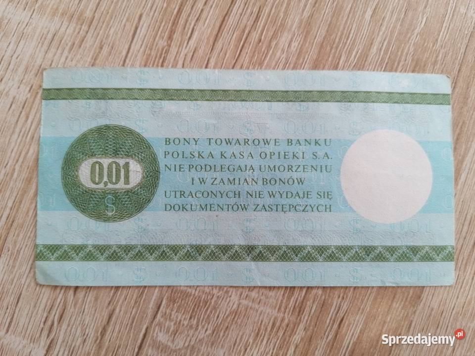 Bon Towarowy PRL 1979 Łódź