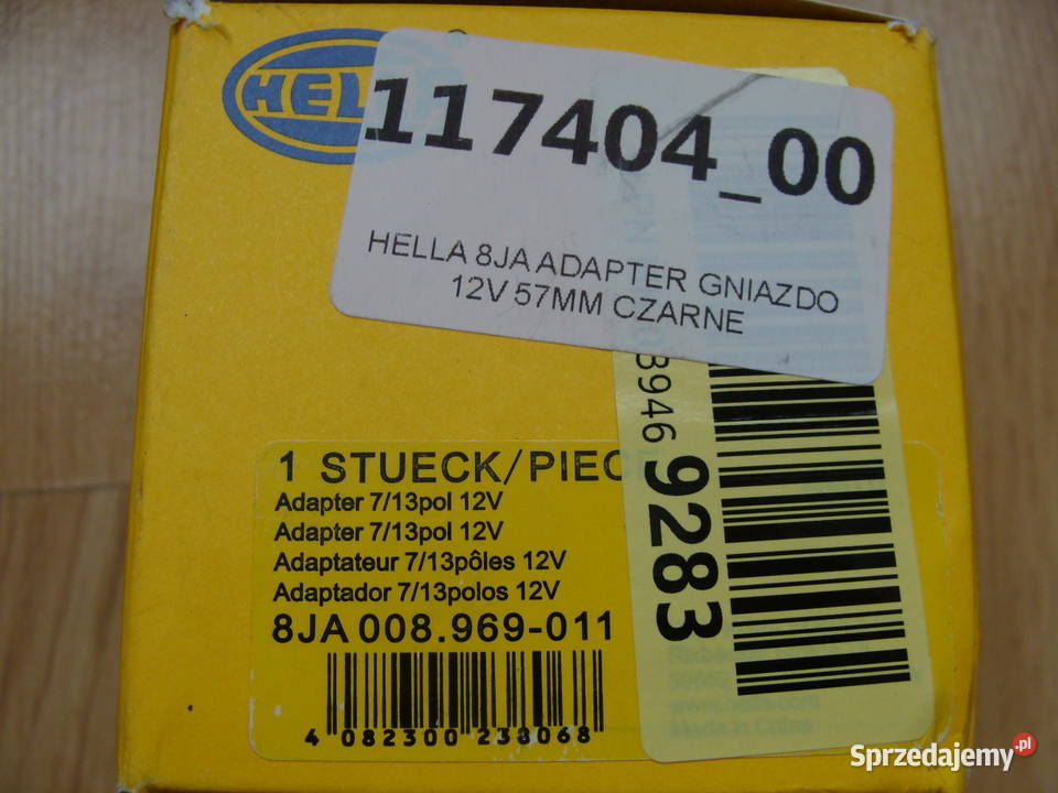 Przejściówka gniazdo adapter HELLA 8JA 008 Wieluń