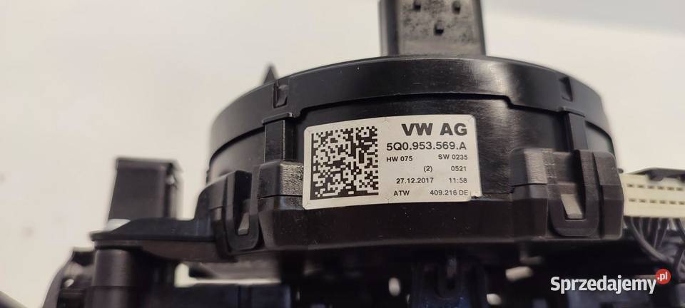 TIGUAN II MANETKI TAŚMA ZWIJAK 5Q0953569A osobowe Panele sterowania, przełączniki