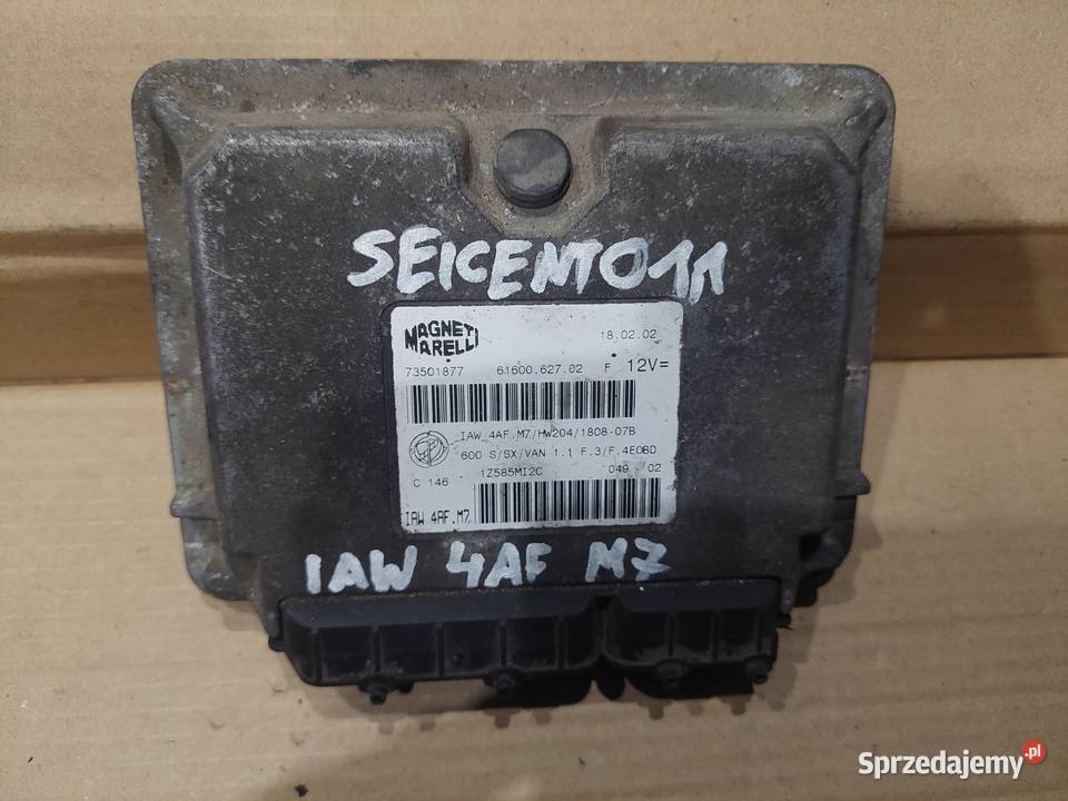 FIAT SEICENTO 11 komputer sterownik IAW4AFM7 świętokrzyskie Kielce