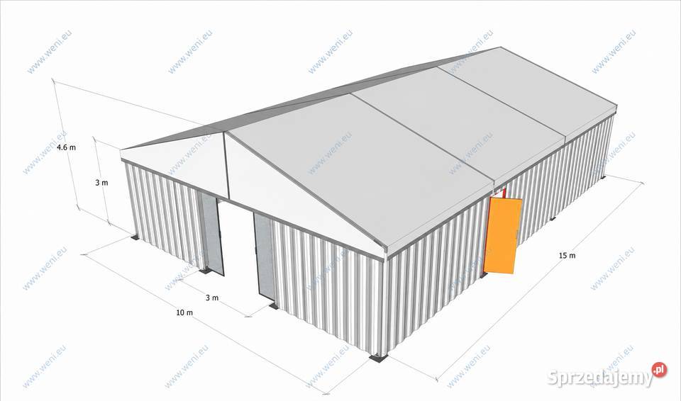 Hala Namiotowa Magazynowa Produkcyjna 10x15m 850 Katowice