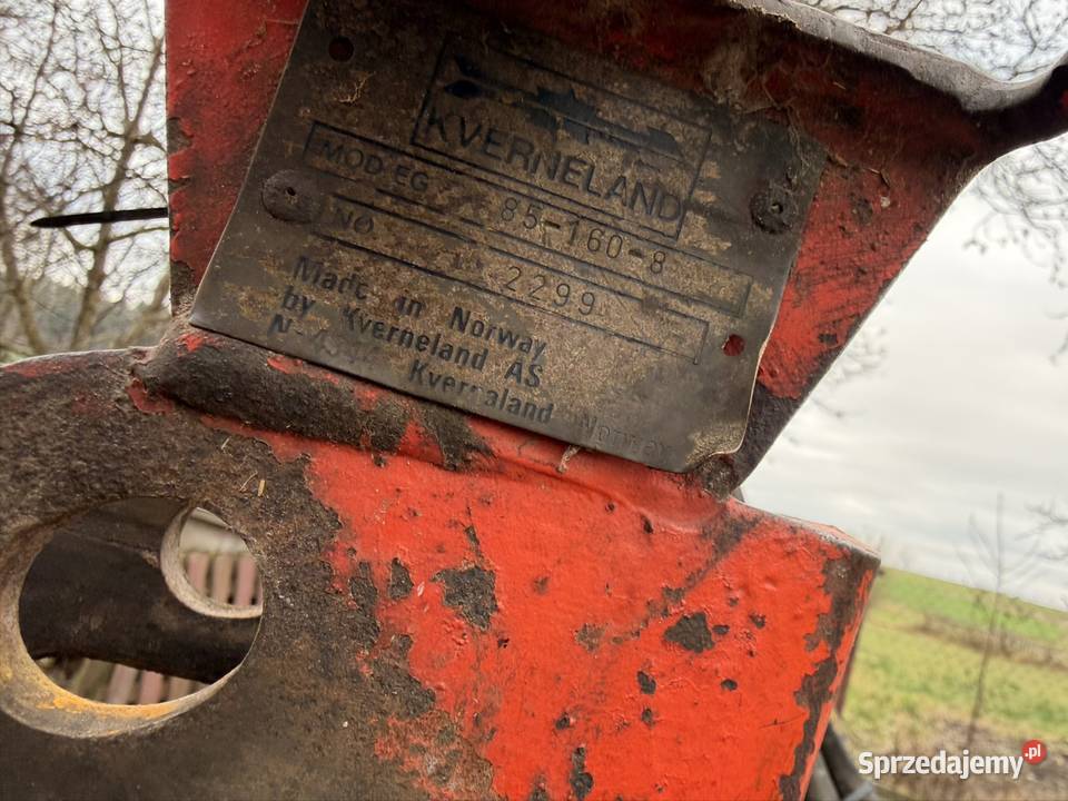 Pług kverneland eg85 vario Kobylin-Borzymy