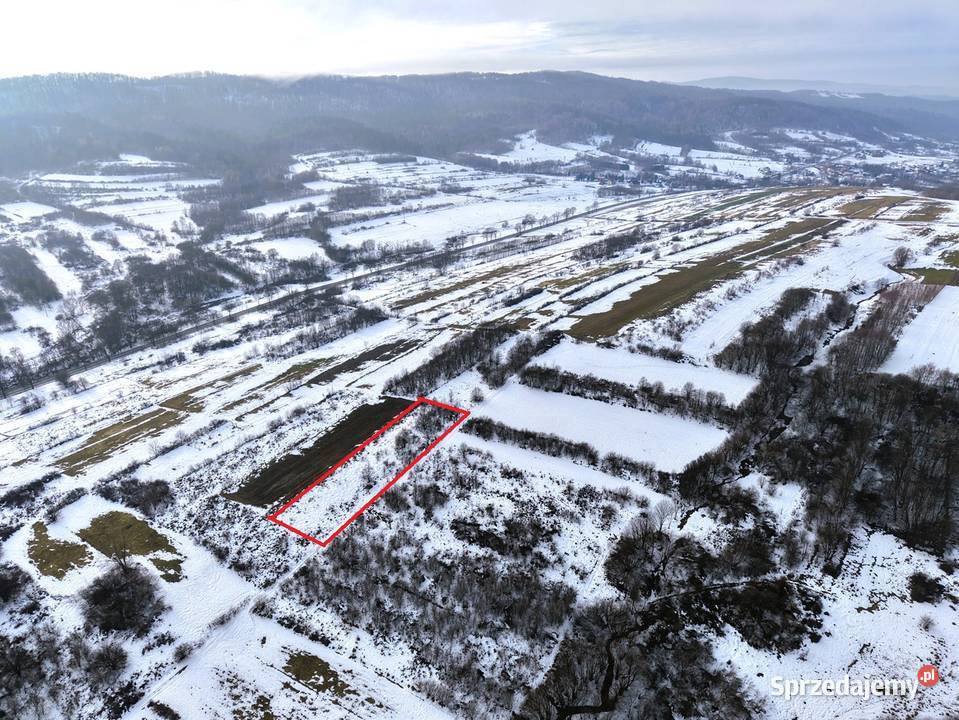 Widokowa działka Głojsce podkarpackie