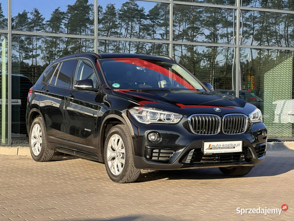 BMW X1 Navi Skóra FullLED EleKlapa Grzane fotele relingi dachowe X1 Kąty Opolskie