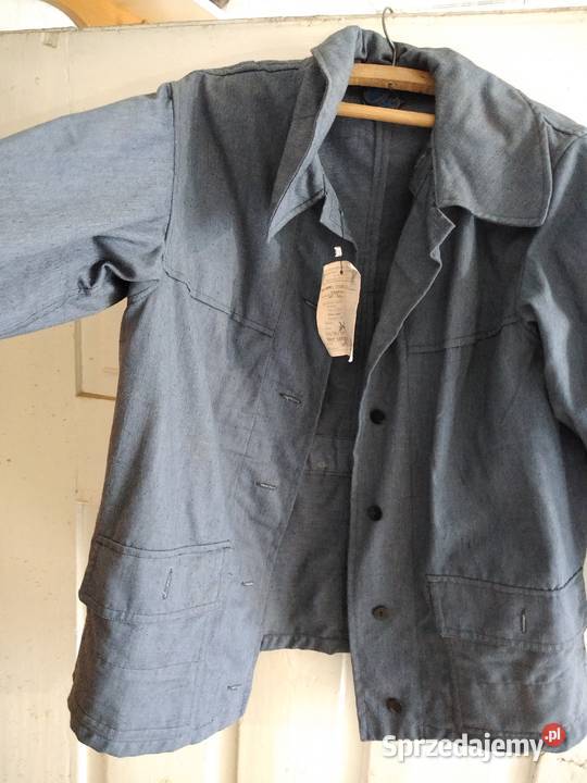 Bluza robocza drelich nowa zabytek z PRL Dąbrowa Górnicza