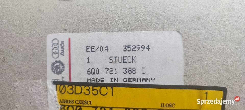 Wysprzeglik VW Polo 9N 12kat Sochaczew sprzedam