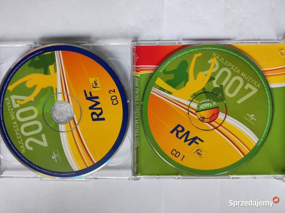 najlepsza muzyka 2007 rmf fm kolekcjonerska 2 płyty Kielce