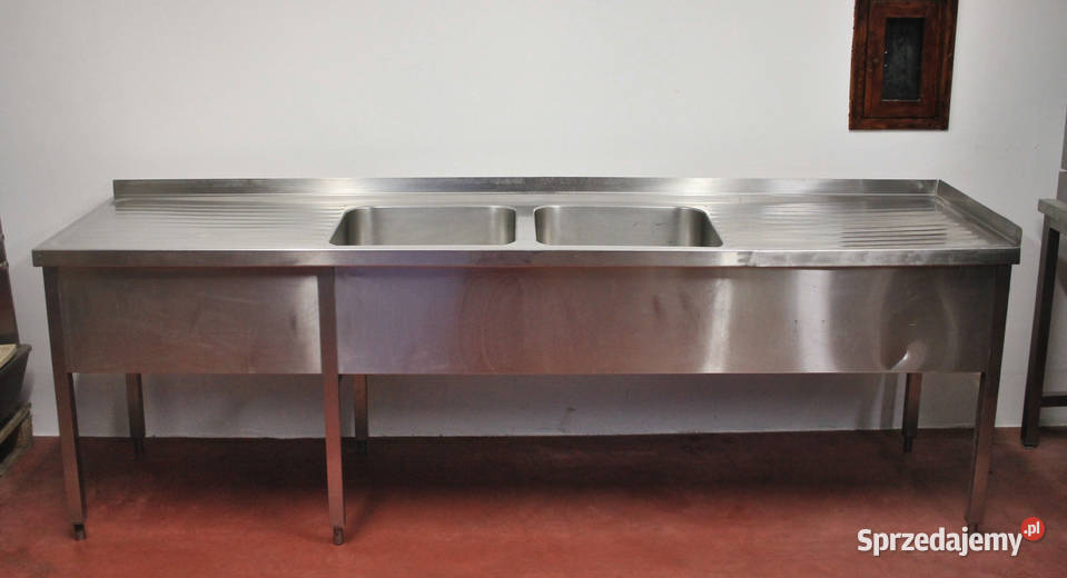 Stół gastronomiczny ze zlewem długość 260