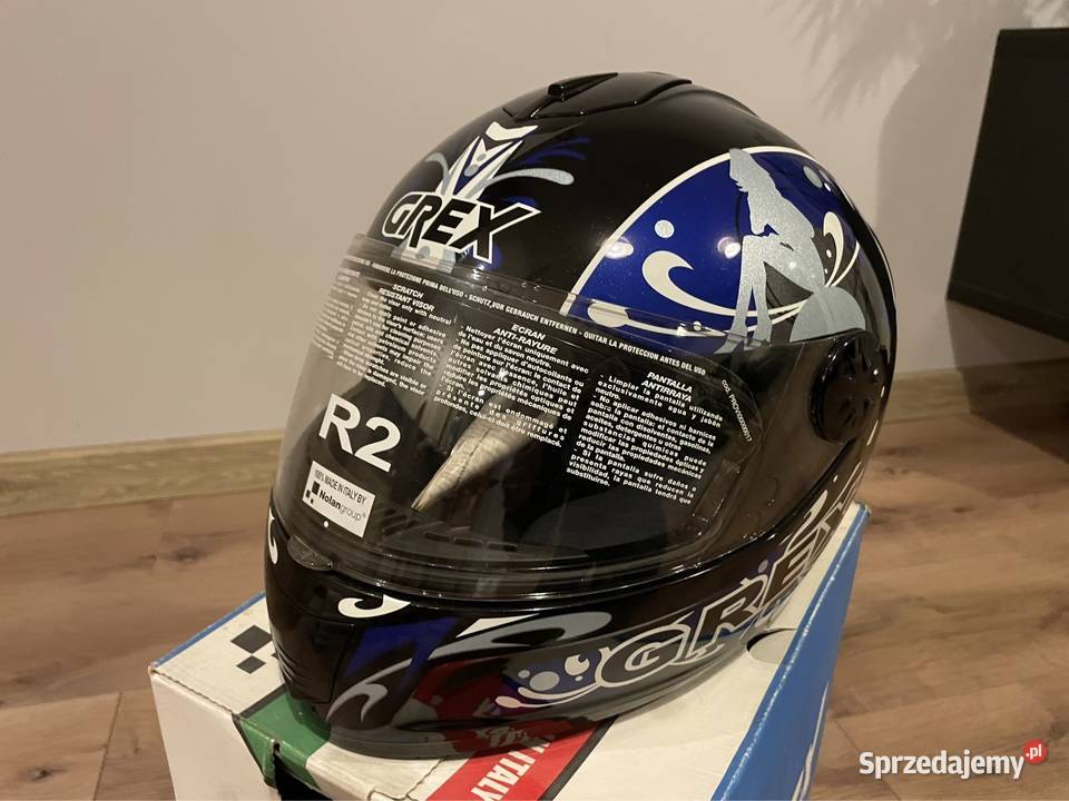 Nowy włoski Kask motocyklowy L grex R2 Nolan Bielsko-Biała