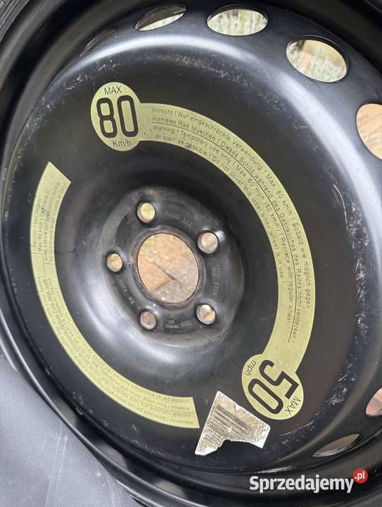 Dojazdowka koło dojazdowe BMW5 G31 G30 12570 R19 Pozostałe Gdynia sprzedam