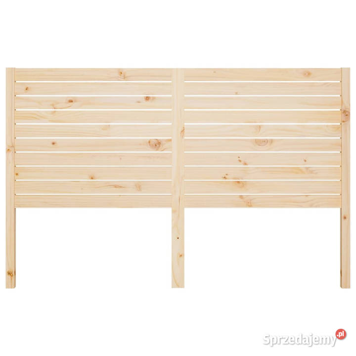 Wezgłowie łóżka 126x4x100 lite drewno sosnowe Warszawa