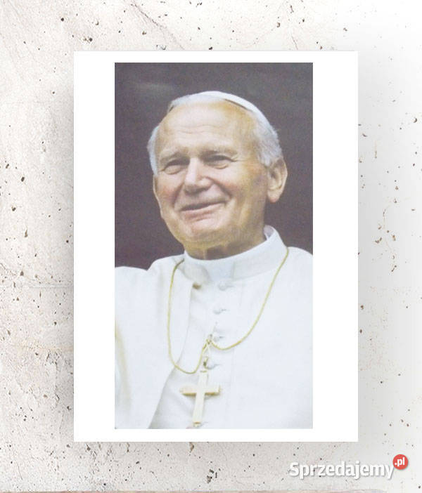 A4 plakat z papieżem Jan Paweł II obrazek A4 Białystok sprzedam