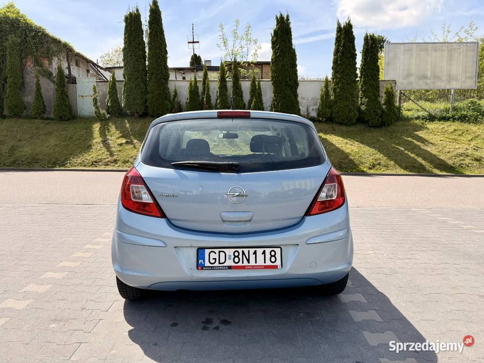 Opel Corsa D Rok produkcji 2009 Gdynia