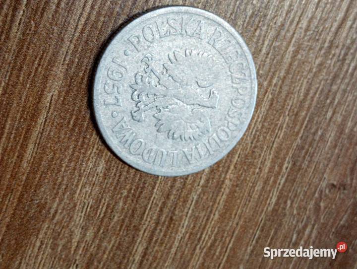 Sprzedam szoste 50 gr 1957 r bzm Chełm
