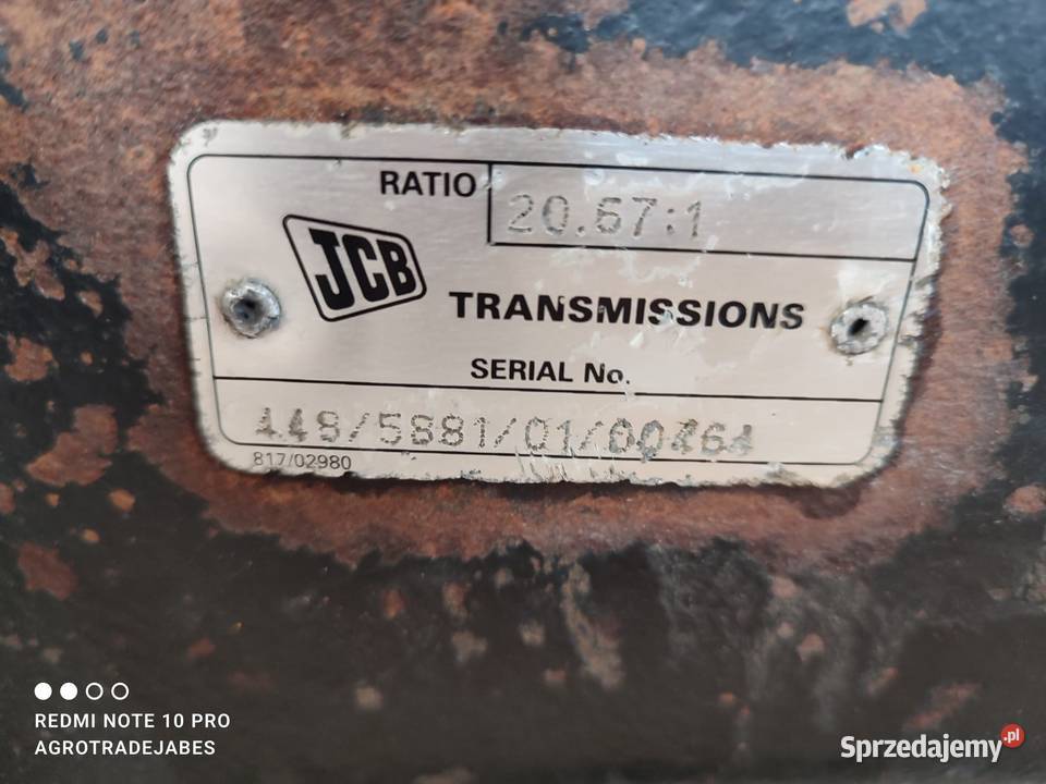 Wkład mostu 448 5881 01 00464 JCB 530 Motoryzacja Wilkowo sprzedam