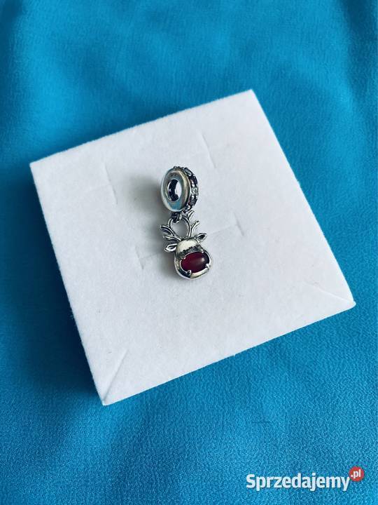 nowa świąteczna zawieszka charms beads Rudolf Gdynia